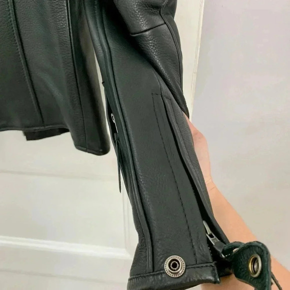 Genuine Leather Vintage Jacket sz small - Picture 15 of 16